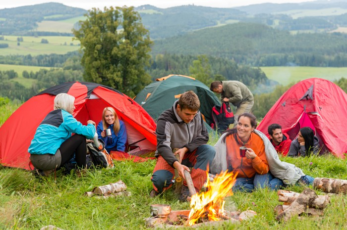 camping dans la nature